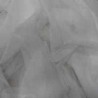 Mousseline de soie blanc casse creponnee 4 