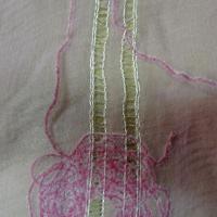 Mousseline de soie brodee et ajouree teinte orchidee 10 