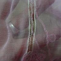 Mousseline de soie brodee et ajouree teinte orchidee 12 