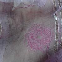 Mousseline de soie brodee et ajouree teinte orchidee 9 