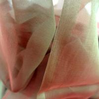 Mousseline de soie changeante kaki rouge 1