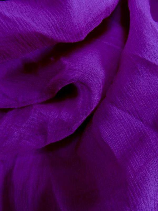 Mousseline de soie chiffon amethyste 1 