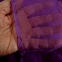 Mousseline de soie chiffon amethyste 3 