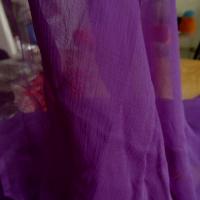 Mousseline de soie chiffon amethyste 4 