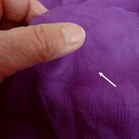 Mousseline de soie chiffon amethyste 5 