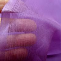 Mousseline de soie crepon teinte amethyste moyen 4