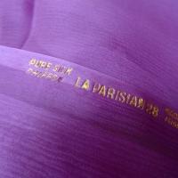 Mousseline de soie crepon teinte amethyste moyen 6