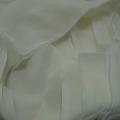 Mousseline de soie lisse blanc casse 2