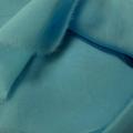 Mousseline de soie lisse bleu ciel 1