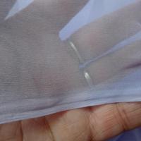 Mousseline de soie lisse lavande clair 1