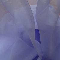 Mousseline de soie lisse lavande clair 3 