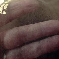 Mousseline de soie lisse marron cafe 4