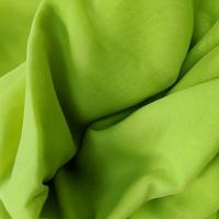 Mousseline de soie lisse vert pomme 1 