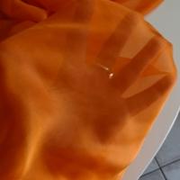 Mousseline de soie orange 3
