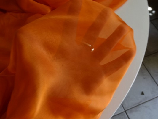 Mousseline de soie orange 3