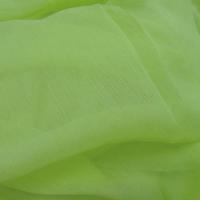 Mousseline de soie vert anis1