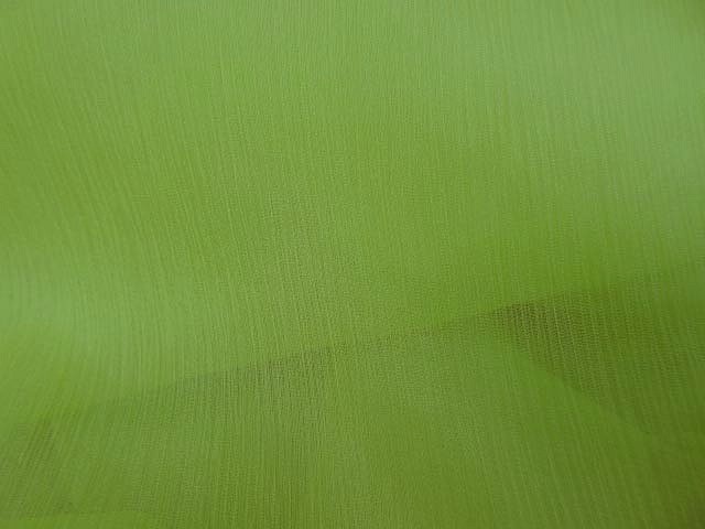 Mousseline de soie vert anis2