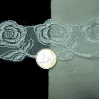 Mousseline dentelle brodee blanche motif bouton de rose 1 