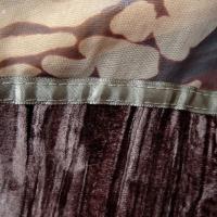 Mousseline devoree velours marbre ocre et chocolat 7