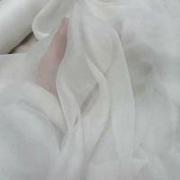Mousseline en soie blanche 1 2 
