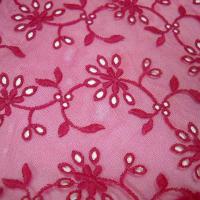 Mousseline fine fuchsia brodee 2