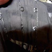 Mousseline froissee noire a sequins 3 copie