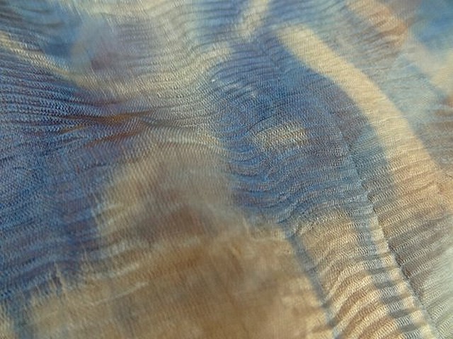 Mousseline gaufree motifs psychedeliques 3