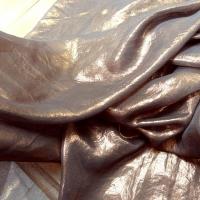 Mousseline gris fumee lame cuivre 4