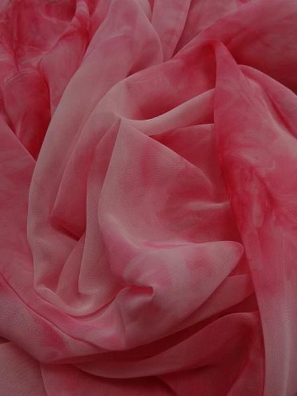 Mousseline marbree tons roses 1