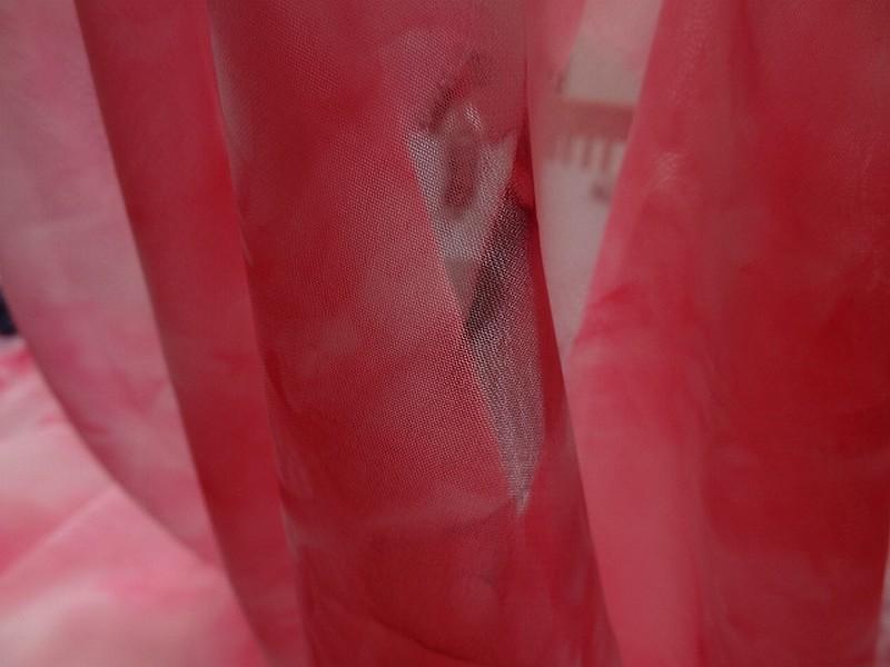 Mousseline marbree tons roses 3