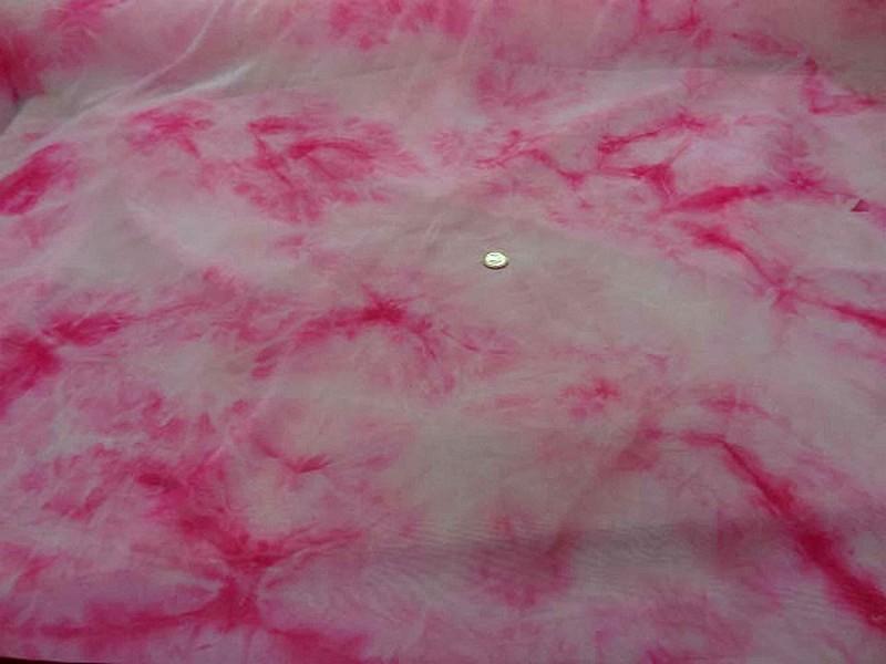 Mousseline marbree tons roses 7