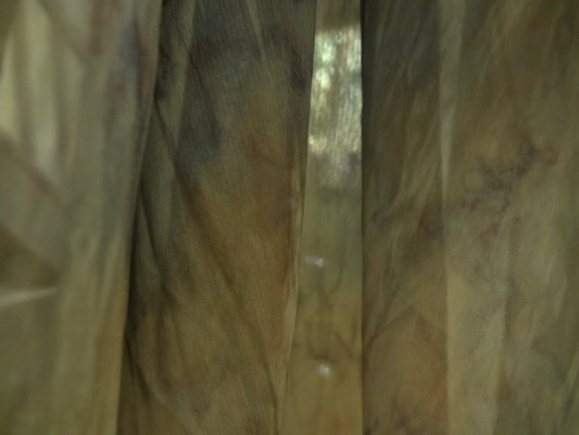 Mousseline motifs fond océan abstrait 04