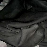 Mousseline polyester noire
