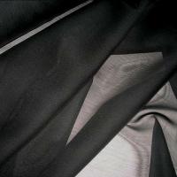 Mousseline polyester noire 1