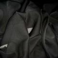 Mousseline polyester noire 2