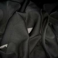 Mousseline polyester noire 2