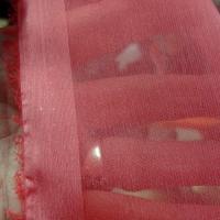 Mousseline rose incarnat