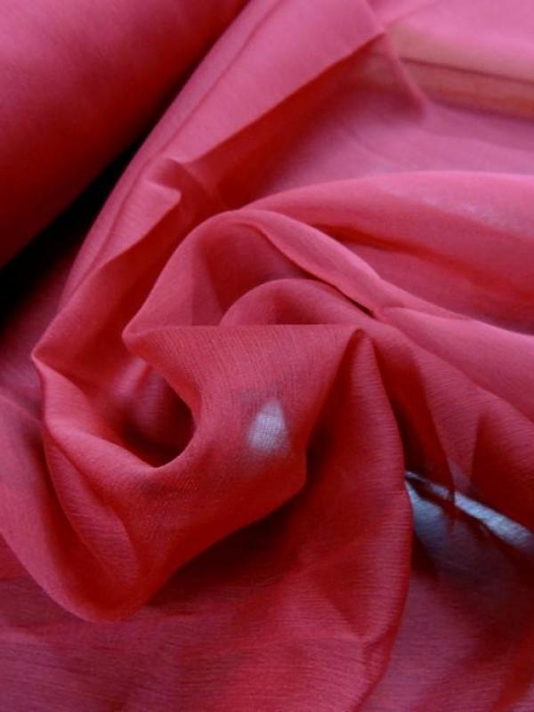 Mousseline rose profond 3 