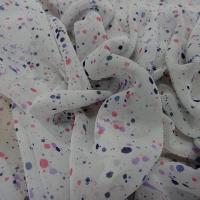 Mousseline teinte argile taches d encre 1