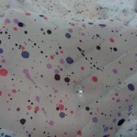 Mousseline teinte argile taches d encre 2