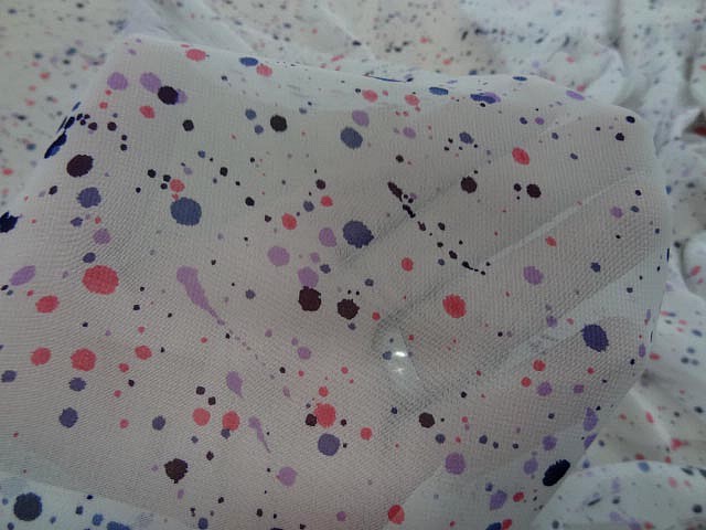 Mousseline teinte argile taches d encre 2