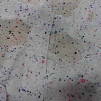 Mousseline teinte argile taches d encre 4