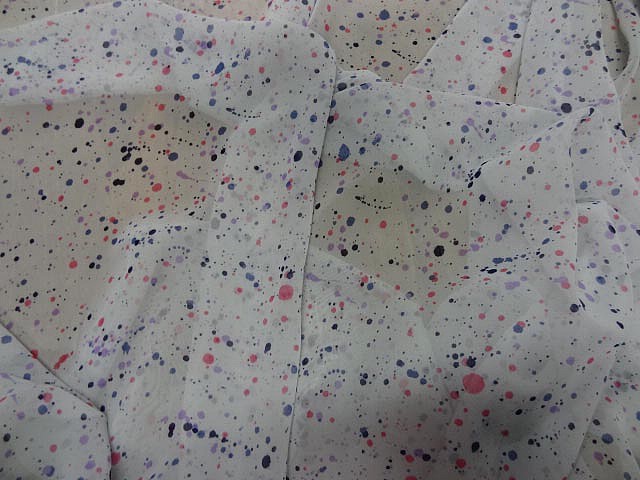 Mousseline teinte argile taches d encre 4