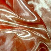 Organza acetate soie or rouge 1 1