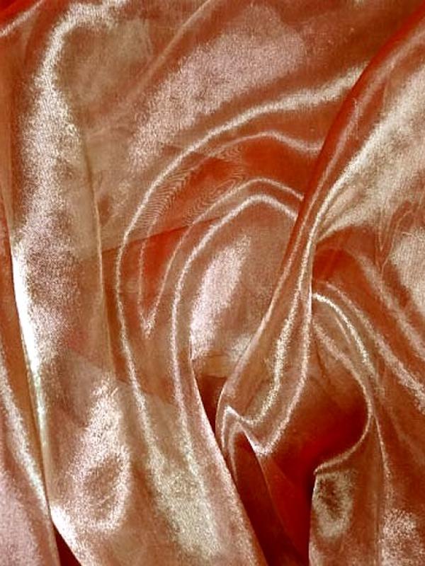 Organza acetate soie or rouge 2 1