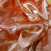 Organza acetate soie or rouge 3 1