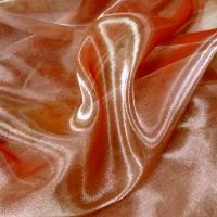 Organza acetate soie or rouge 4 1
