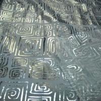 Organza blanc nacre spirales argentees 3 