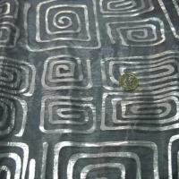 Organza blanc nacre spirales dorees 2 