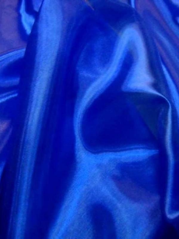 Organza bleu cyan 1 